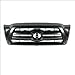 CarPartsDepot, Front Grille Replacement Black Plastic Without Emblem, 400-44543 TO1200269 5310004350