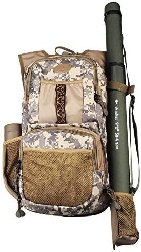 AnglerDream Fly Fishing Pack Outdoor Sports Mesh Vest Pack/Chest Pack/Sling Pack/Back Pack Universal Adjustable Fishing Hunting Hiking Fishing Pack Storage Compartments