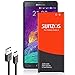 Galaxy Note 4 Battery, SUNZOS 3220mAh Li-ion Replacement Battery for Samsung Galaxy Note 4 N910, N910U LTE, N910V (Verizon), N910T (T-Mobile), N910A (at&T), N910P (Sprint) [3 Years Warranty]