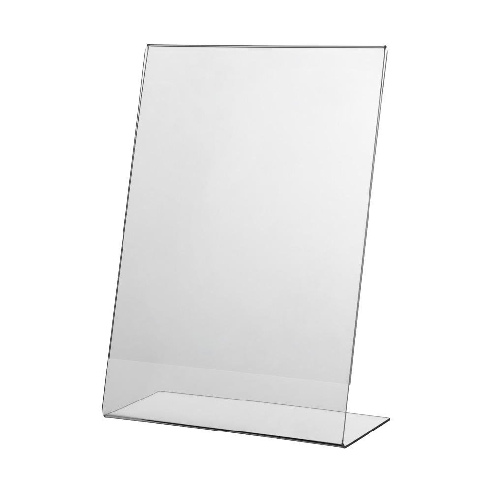 A4 Acrylic Poster Menu Holder Lean To Perspex Leaflet Display Stands Pack of 4 Amazon.co.uk