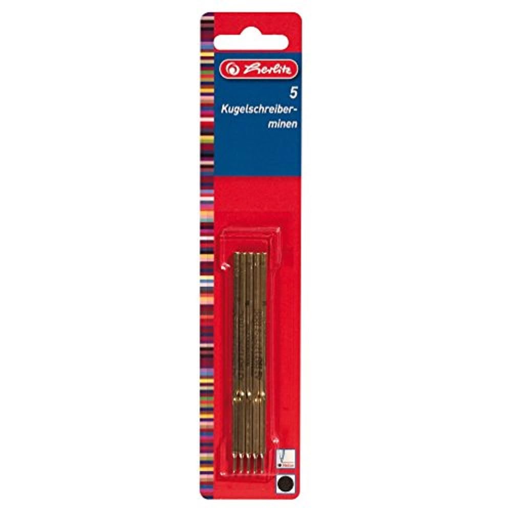 Herlitz A3 Medium Ball Pen Refills - Black