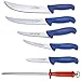 F. Dick Ergogip Butcher's Knife Gift Set - Cimeter, Breaking, Boning Knives - with Bonus Diammark German Made 10