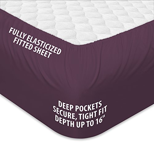 image for HC COLLECTION Hotel Luxury Bed Sheets Set- 1800 Series Platinum Collec