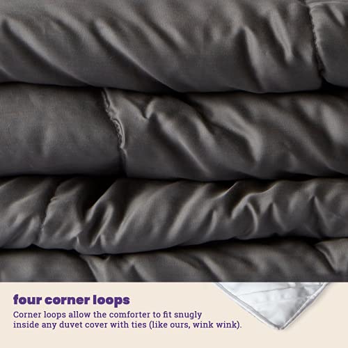 Sheets & Giggles Eucalyptus Lyocell, Down Alternative Comforter All