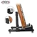 Aroma Aluminum Floor Stand Black AGS8 Adjustable for All Types of Guitars and Basses Foldable to Easily Carry Steady Stand Safe Protection