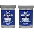 NeschToy Goddard's Silver Polish, 18 oz - Tarnish Remover with Sponge Applicator, Pack of 2