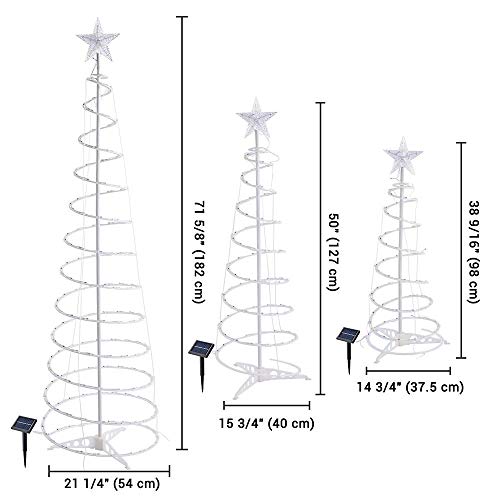 Spiral Christmas Tree Outdoor Lighted Christmas Tree Christmas