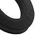 Geekria Comfort Laminated Fabric Replacement Ear Pads for Sennheiser HD 598/ 598SE/ 598CS/ 598SR/ 595/599/ 599SE Headphones, Repair Parts (Black)