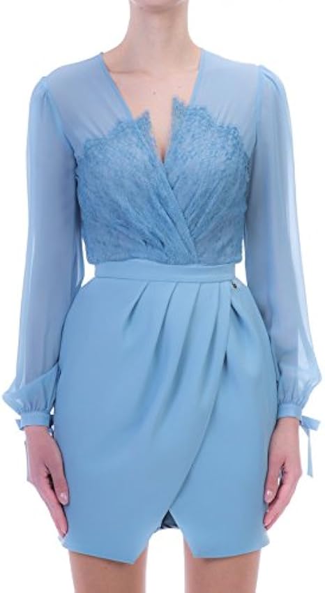 Elisabetta Franchi Abito Donna Ab21081e2 Carta Da Zucchero Estate 2018 P E 2018 40 Carta Da Zucchero Amazon It Abbigliamento