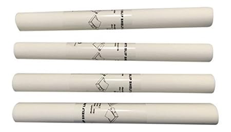 Schubladeneinlage / Antirutschmatte fur Küchenschublade. Weiß 150*50 cm zuschneidbar - 4-teiliges Set - Schubladenmatte geräu