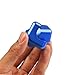 JZH Metal Aluminum Infinity Cube Fidget Hand Spinner Finger Spin Toys, Removable Finger Gyro Rubik Cube Naughty toys. (Blue)