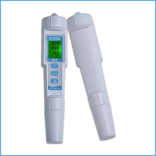 RCYAGO 3 in 1 Multi-Parameter PH Monitor Water Quality Tester PH Pen EC Temperature Meter Acidometer Drink Water Quality Analyser (EG/PH/Temp)