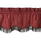 HiEnd Accents Cheyenne Valance, Red