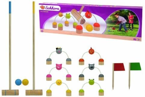 Eichhorn 100004538 - Outdoor Wood Croquet by Eichhorn