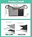 Jerrybox Stroller Organizer Bag, Multifunctional Organizer Fits All Strollers, 2 Insulated Cup Holders, Extra-Large Storage Space for iPhones, Diapers, Toys and iPads, Bonus, Specially Designed Strap