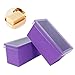Tomnk 2pcs 24oz Rectangular Cavity Silicone Soap Mold Loaf with Soap Cake Cutter Cutting Tool