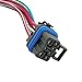 Motoparty for 4L60E 4L80E Neutral Safety Switch Connector Pigtail,7 Wire Transmission MLPS Switch Connector Pigtail