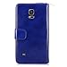 for Samsung Galaxy Note 4 Case - Cellularvilla PU Leather flip Wallet Bag Pouch Case with Credit Card Slots Pockets Cover for Samsung Galaxy Note 4 SM-N910S / SM-N910C (Midnight Blue)