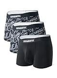 Separatec Men's Underwear Basic Bamboo Rayon Trunks