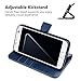 OCASE Samsung Galaxy S7 Case [ Card Slot ] [ Kickstand ] Leather Flip Wallet Case for Samsung Galaxy S7 - Blue