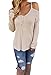 Akery Women Sexy Off The Shoulder Tops Knitted Blouses Sweater