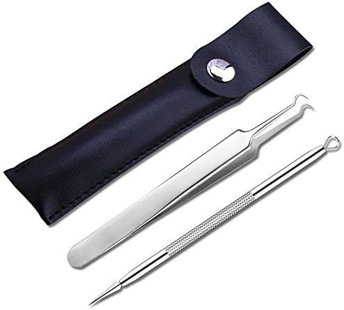 Blackhead Remover Tool Blackhead Extractor Kit-Professional Efficient Acne Removal Tool Blemish Pimple Comedone Extractor Tool Best Design for Removing Facial Blackhead (black)