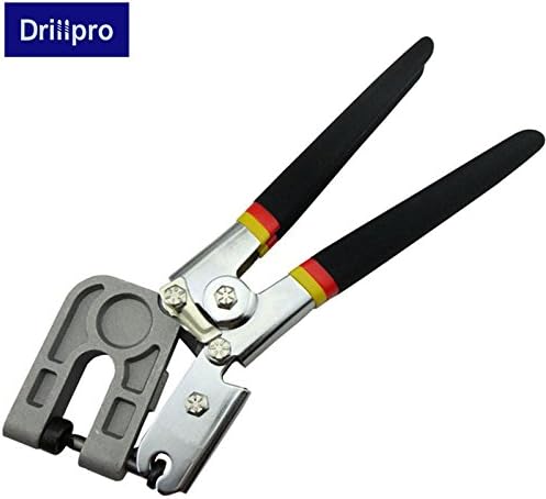 Pliers Tools 10" TPR Handle Stud 1-1/2" Deep Crimper Plaster Board Drywall Tool For Fastening Metal Studs Non-Slip Handle For Fastening Metal