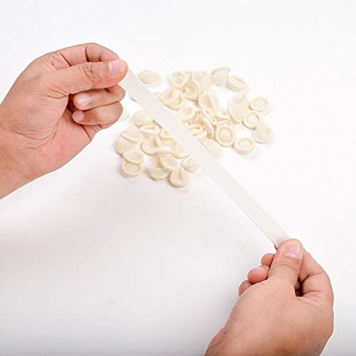 Finger Cots Medium Latex Free Finger Cot Disposable Anti Static Rubber Fingertips Protective Finger Gloves 600 Pcs - Thumbnail 2