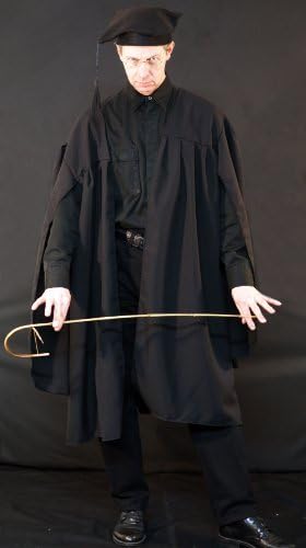 Victorian-Edwardian SCHOOL MASTER-Mr chips-School master-TEACHERS GOWN & HAT Size LARGE