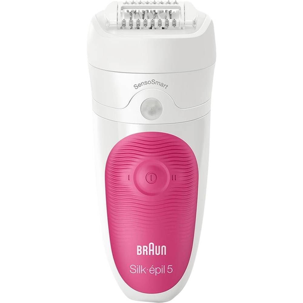 Braun Silk-épil 5 5/500 SensoSmart 1, Plastic, 2 Speed, Pink, White