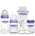Lansinoh Breastmilk Storage & Feeding Set With 2-5 Ounce Bottles, 2-8 Ounce Bottles, 2 Slow Flow Nipples, 2 Medium Flow Nipples, 4 Bottle Caps & Collars, 4 Storage Caps, 30-6 Ounce Milk Storage Bags