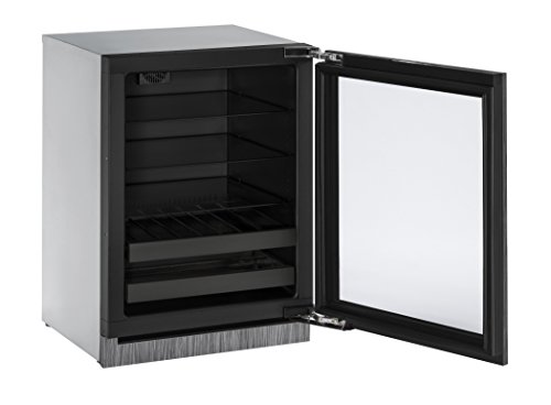 U-Line U-3024BEVINT-00A 24 Inch Under Counter Beverage Center, Frame Panel Ready, Right Hand Hinge (Certified Refurbished)