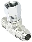 Eaton Weatherhead C5707X6 Carbon Steel SAE 37 Degree (JIC) Flare-Twin Fitting, Swivel, Branch Tee, 3/8