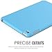 MoKo Case Fit iPad Mini 4 - Slim Lightweight Smart Shell Stand Cover Case with Auto Wake/Sleep Fit iPad Mini 4 (2015 Edition) 7.9 inch iOS Tablet, Light Blue