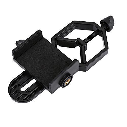 Richer-R Universal Cell Phone Photography Adapter Mount, Aluminium Alloy Telescope Universal Cellphone Mount Suitable for Monocular Rifle Scope Telescope - Thumbnail 6