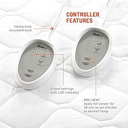 Heated Mattress pad King Size| Dual Control