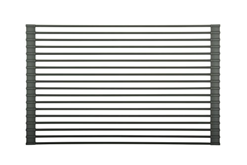 Roll-Up Dish Drying Rack by Muzitao (Steel Grey)