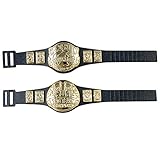 Set of 2 Different Wrestling Action Figure Championship Belts for WWE Wrestling Figures      