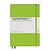 LEUCHTTURM1917 - Notebook Hardcover Medium A5-251 Numbered Pages for Writing and Journaling (Lime, Dotted)