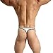 MuscleMate Premium Men's Thong Sexy Sport Comfort G-String Lovely Thong Man Low Raise Underwear Blue