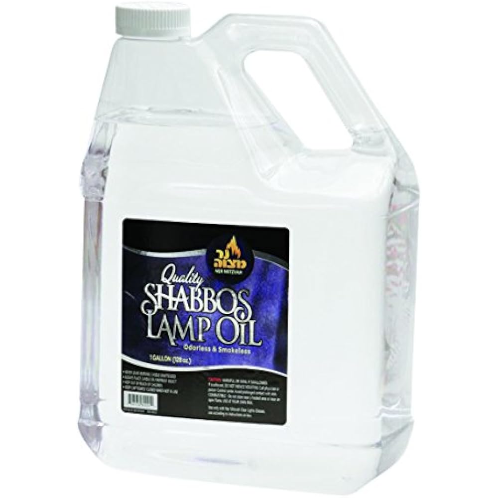 1 Gallon Paraffin Lamp Oil Clear Smokeless, Odorless, Clean Burning