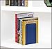 Acrimet Premium Bookends (Deep Blue Color) (1 Pair)