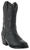 Country Love Little Rancher Kids Cowboy Boots K101-1001 (2.5, Black)