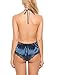 Avidlove Women Lingerie One Piece Teddy Deep V Jumpsuit Halter Bodysuit Bow Dec Nightwear Lace Outfit Sleepwear Pajamas, Blue, XX-Large