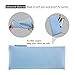 MROCO Pencil/Pen Case Canvas/PU Leather Pencil/Pen Bag Pouch Stationary Case Makeup Cosmetic Bags with Zipper(Blue)