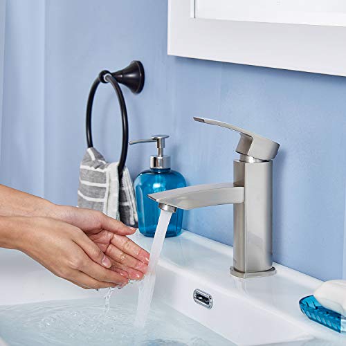 3 Commercial+Stainless+Bathroom+Lavatory+Brushed