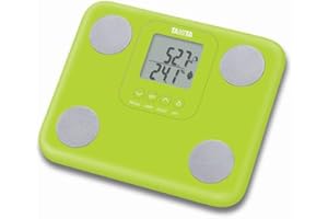 Tanita BC-730 Green Digital Body Composition Scale - Smart BMI & Muscle Mass Measurement - 9 Metrics, 5-User Memory, Compact Lightweight & Accurate Weight Scale for Home - Japan Technology