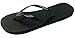 Wholesale Ladies Solid Black Flip Flops, 72 pairs