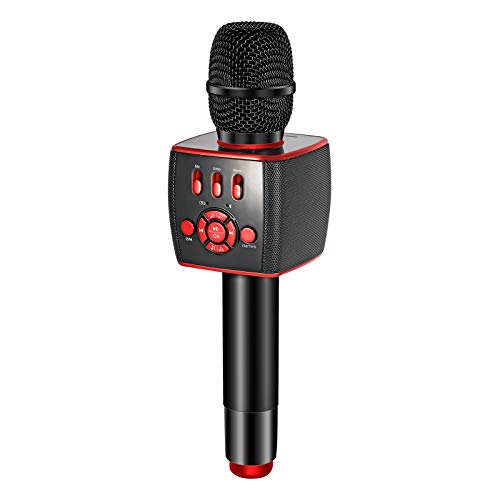 BONAOK Bluetooth Wireless Karaoke Microphone,Portable Karaoke Machine