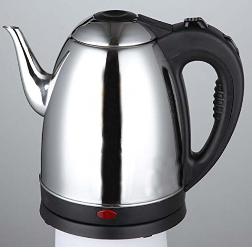 Food Grade 304 Stainless Steel Automatic Power Off 1500W Electric Kettle,Black